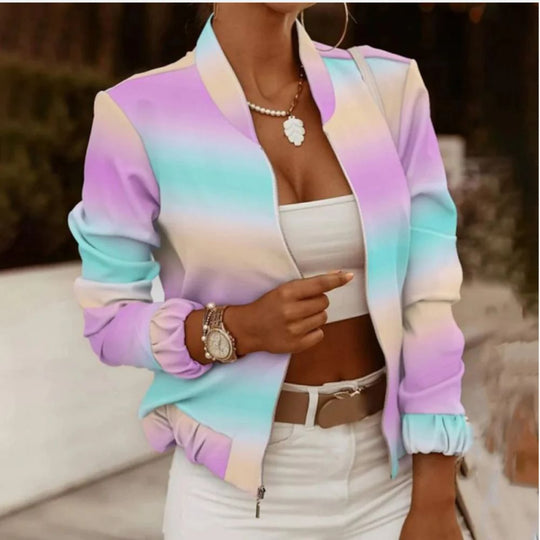 R&B | Elegante Druck-Sommerjacke