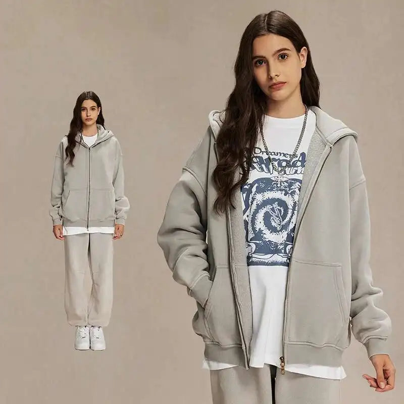 R&B | Hoodie - Weicher & Bequemer Vintage Pullover mit Fleece-Haube für den täglichen Gebrauch