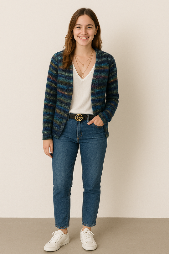 R&B | Offene Front Strickjacke