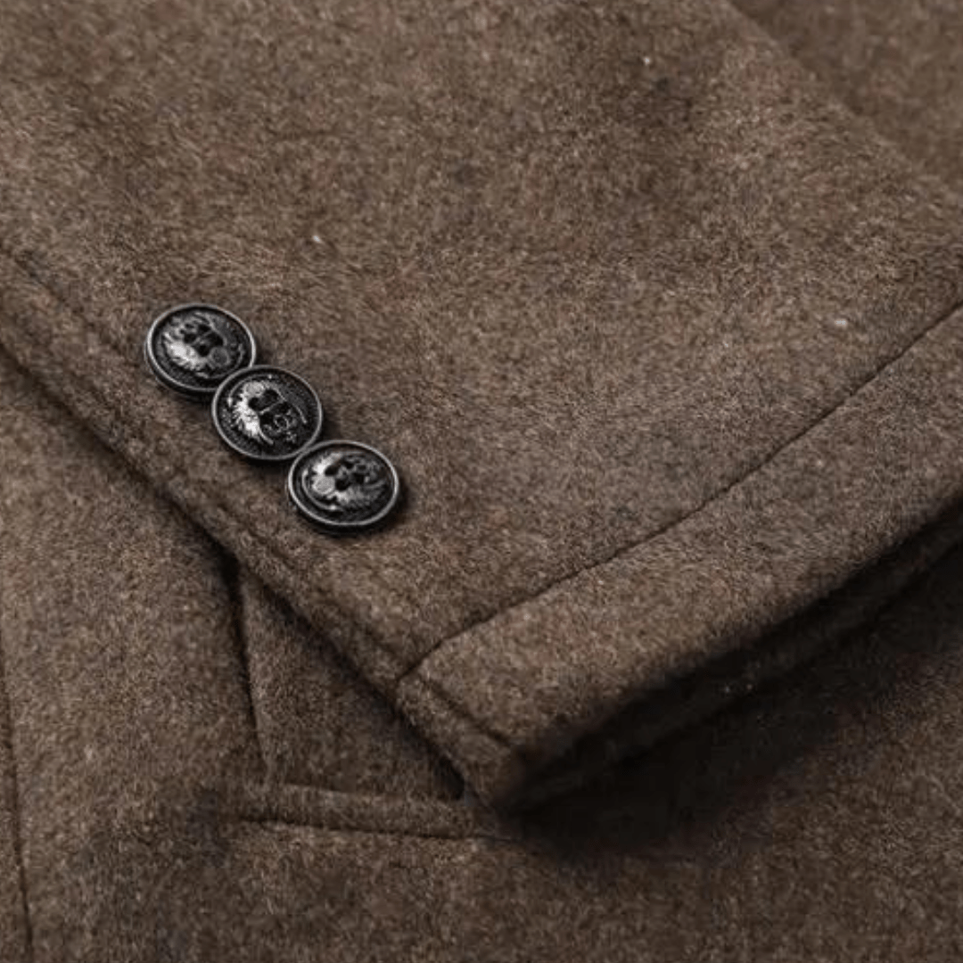 R&B | Hochgeschlossener Wintermantel mit Erhöhter Eleganz