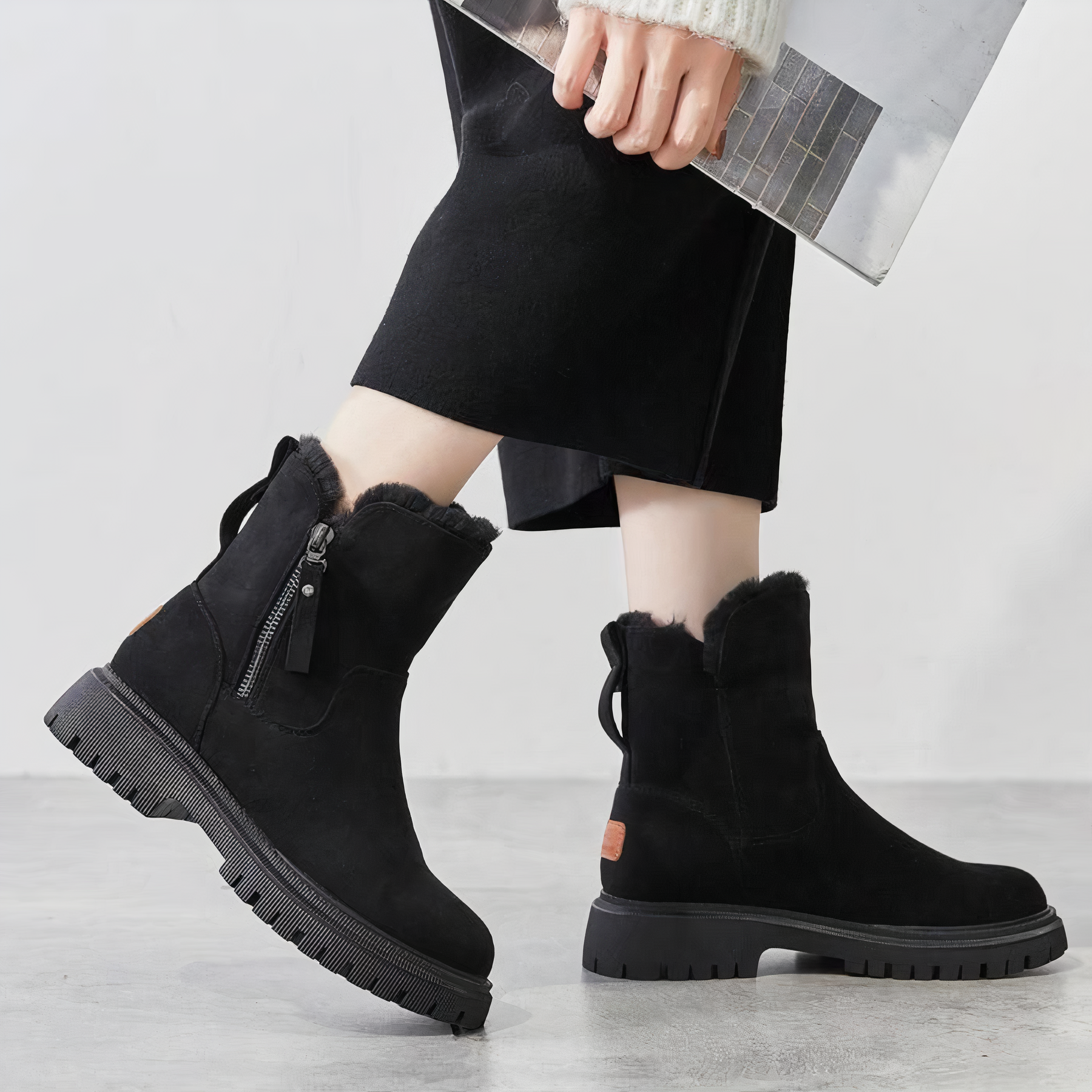 R&B | Knöchelhohe Schneestiefel für Damen – Gemütliches & Stilvolles Winteressenziell