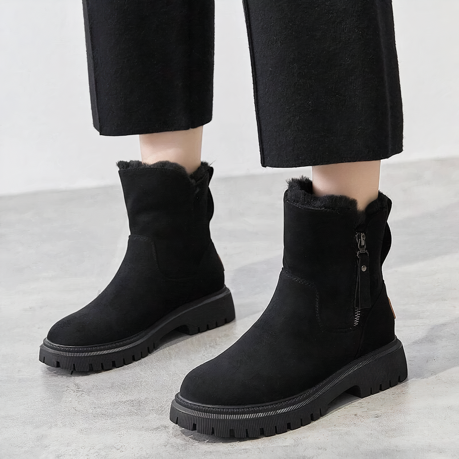 R&B | Knöchelhohe Schneestiefel für Damen – Gemütliches & Stilvolles Winteressenziell