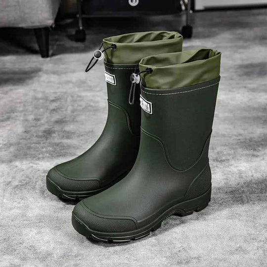 R&B | Wadenregenschuhe - Leichtgewichtiger, Wasserdichter Gummi-Design für Komfort
