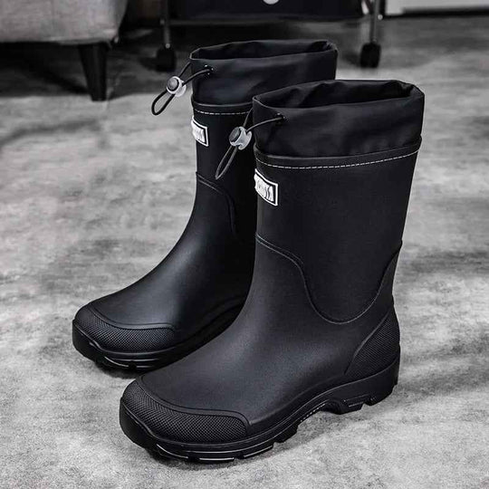 R&B | Wadenregenschuhe - Leichtgewichtiger, Wasserdichter Gummi-Design für Komfort