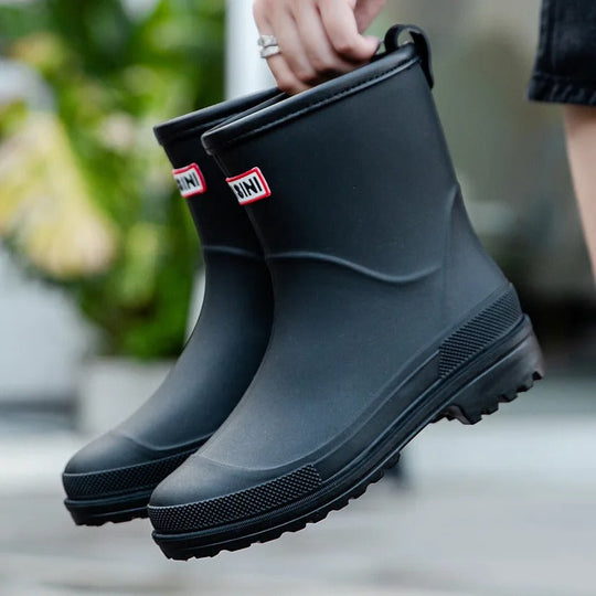 R&B | Mid-Cut Wasserdichte Regenstiefel für Frauen – Stilvoll & Funktional