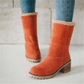 R&B | Damen Schneestiefel mit Fellfutter – Warm & Komfort Design