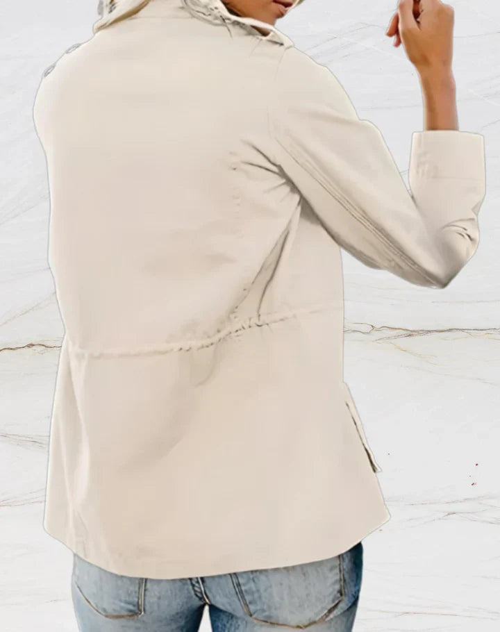 R&B | Stilvoller Jacke mit Langen Ärmeln und Vier Taschen für Damen