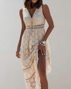 R&B | Elegantes Damen Sommerkleid Im Boho Stil