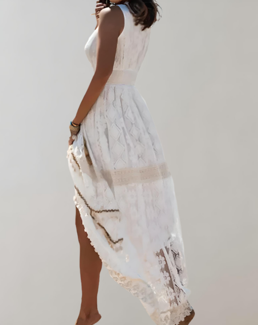 R&B | Elegantes Damen Sommerkleid Im Boho Stil