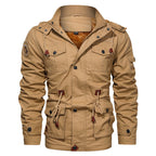 R&B | Stil Baumwolljacke für Männer mit Fleece-Futter