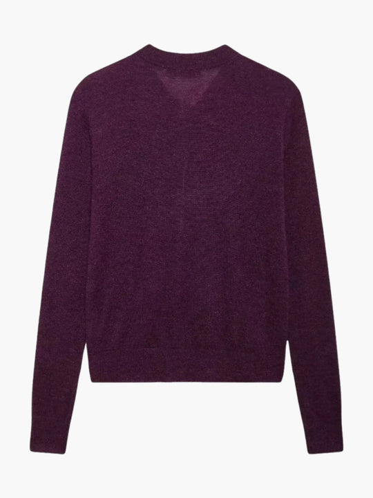 R&B | Damen Weicher Strickcardigan mit Bindegürtel und Praktischen Taschen