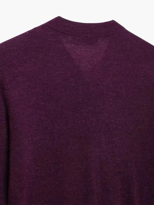 R&B | Damen Weicher Strickcardigan mit Bindegürtel und Praktischen Taschen