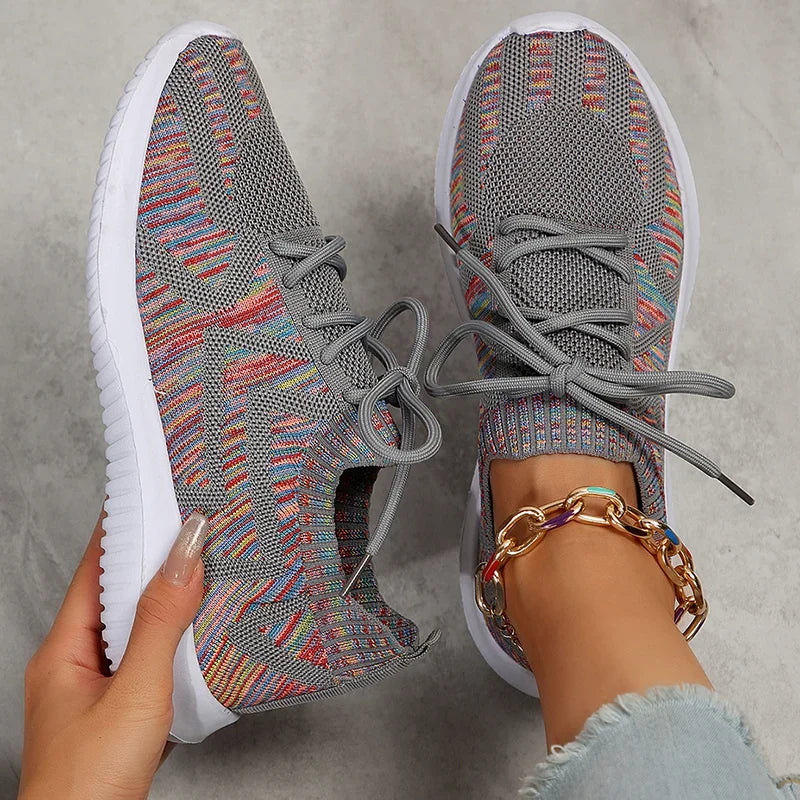 Farbenfrohe MusterSneakers Für Damen R&B