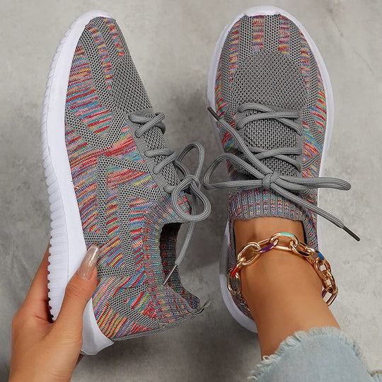 Farbenfrohe MusterSneakers Für Damen R&B