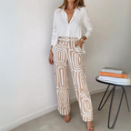 R&B | Elegantes Set mit Bluse und Hose