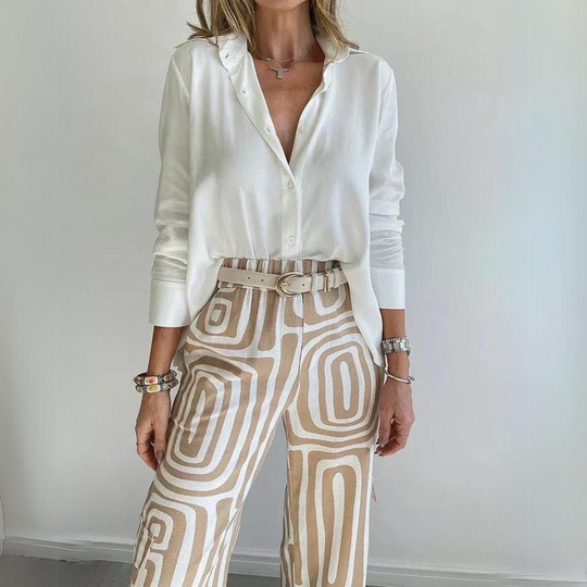 R&B | Elegantes Set mit Bluse und Hose