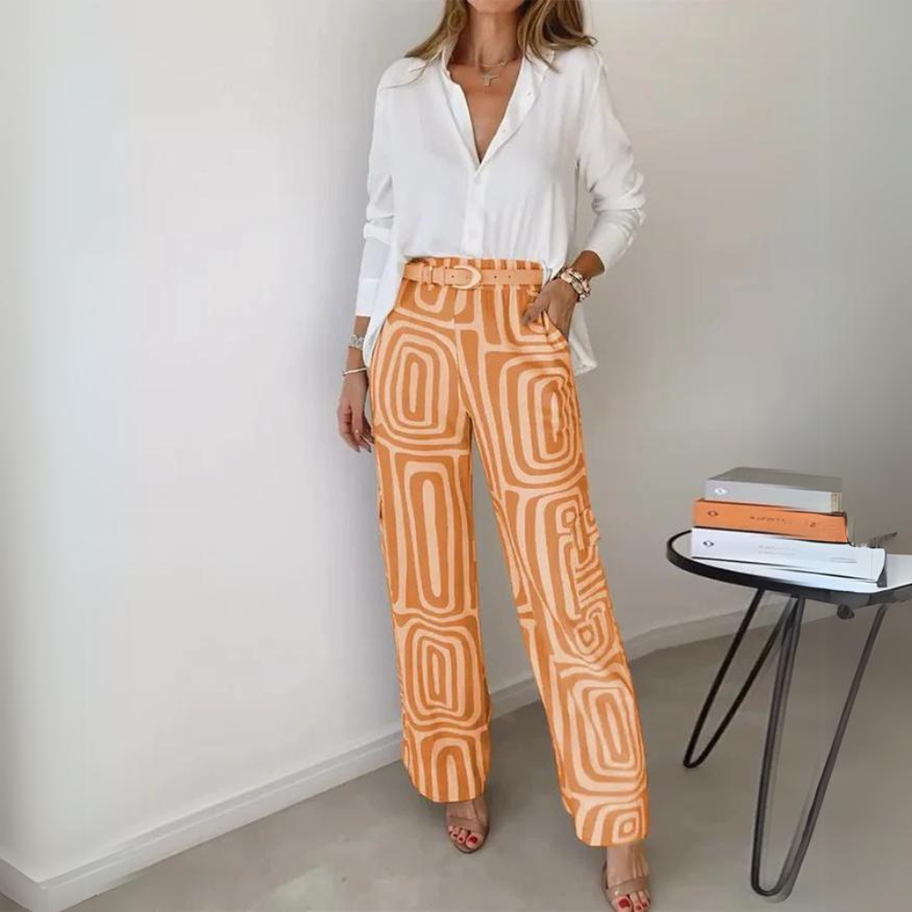 R&B | Elegantes Set mit Bluse und Hose
