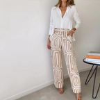 R&B | Elegantes Set mit Bluse und Hose