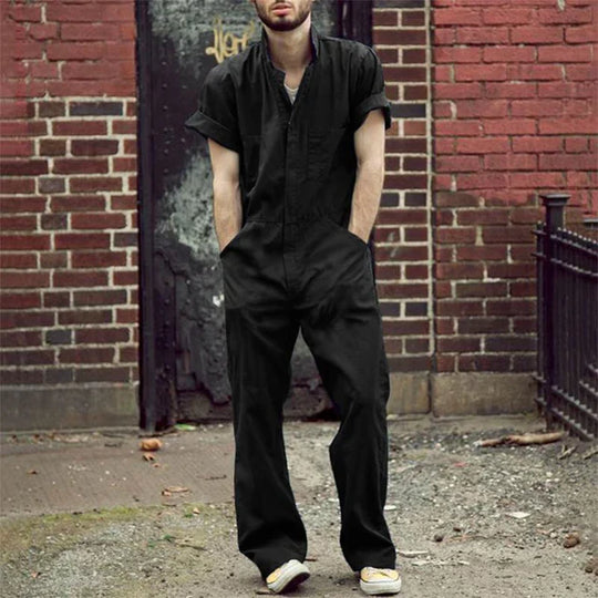 R&B | Einfarbiger Jumpsuit für Männer