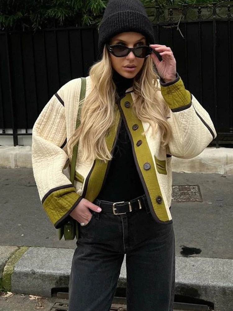 R&B | Handgefertigte Patchwork Jacke Aus Baumwolle