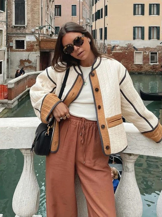 R&B | Handgefertigte Patchwork Jacke Aus Baumwolle