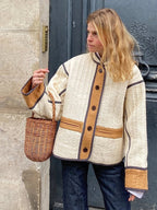R&B | Handgefertigte Patchwork Jacke Aus Baumwolle
