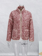 R&B | Jacke Frauen Vintage Blumenmuster