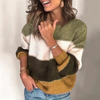 R&B | Bequemer Gestreifter Pullover
