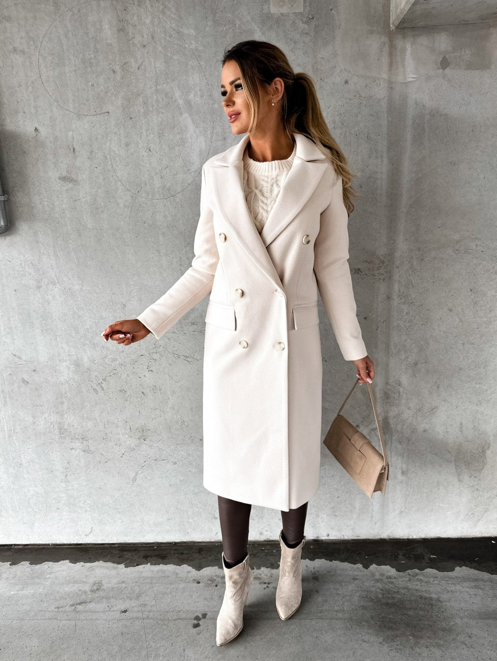 R&B | Trenchcoat - elegante Damenoutdoor für den Winter