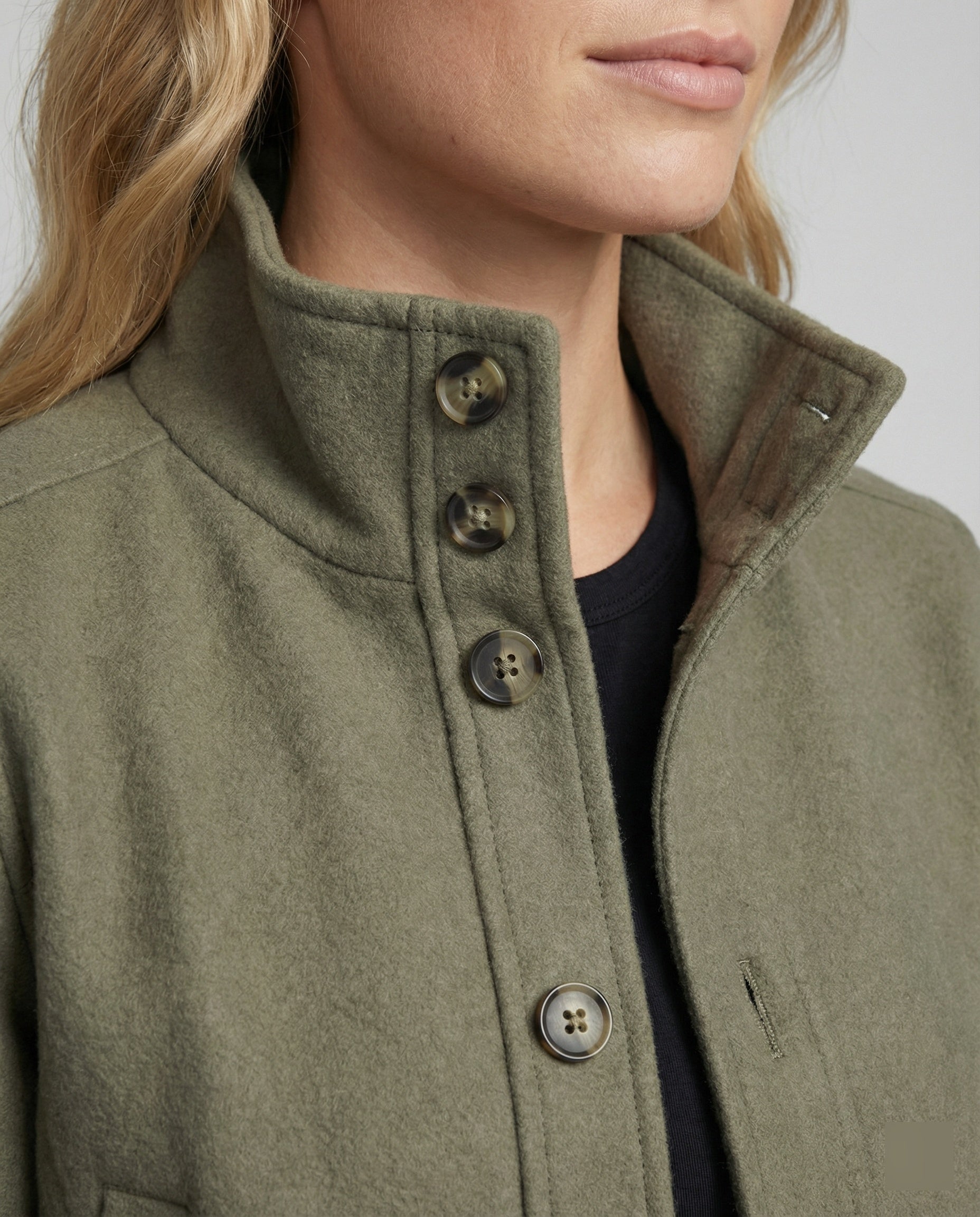 Modische American Style Damen Kurzjacke Slim-Fit Design Herbst Jacke
