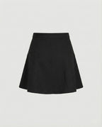 Modischer Winter Minirock mit hoher Taille und A-Linien Schnitt