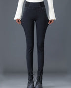 R&B | Bequeme Winter Thermische Warme Fleece Futter Leggings mit Hohem Taillenschnitt für Frauen