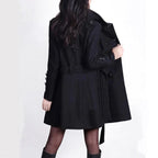 R&B | Trenchcoat - Wollmix - Doppelreiher - Mit Gürtel - Eleganter langer Mantel