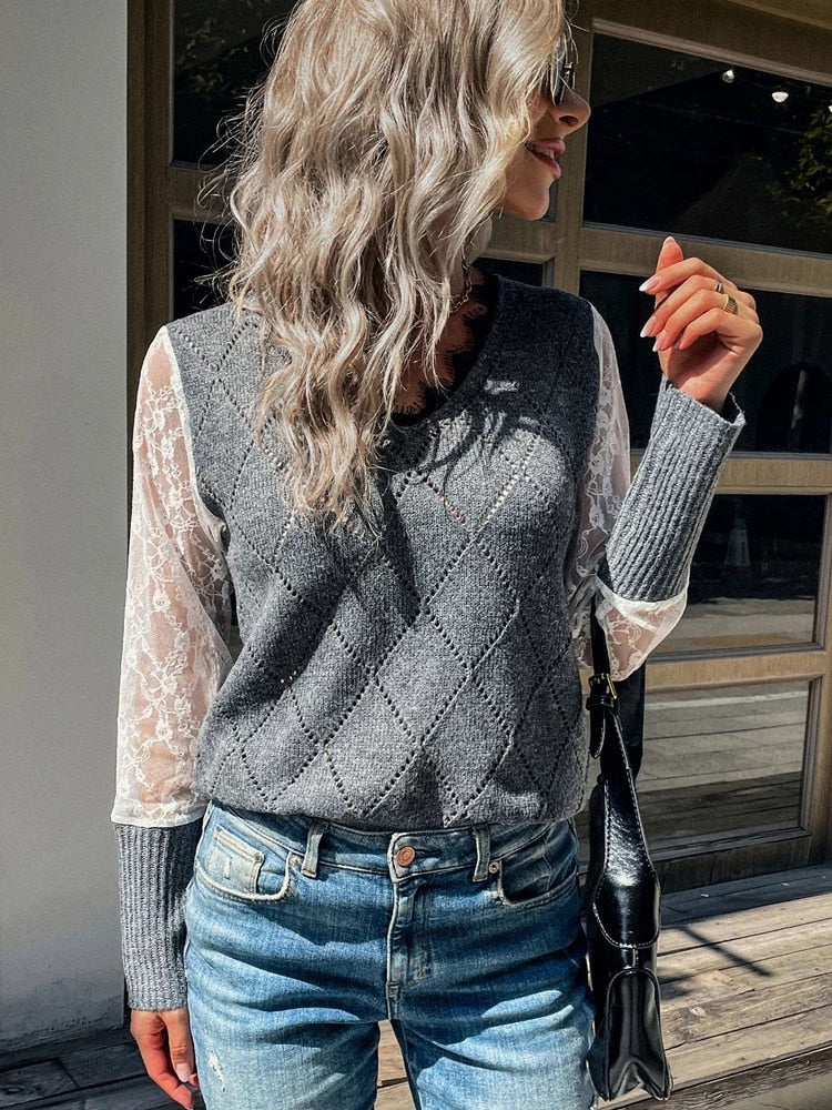 R&B | V-Ausschnitt Top für Damen
