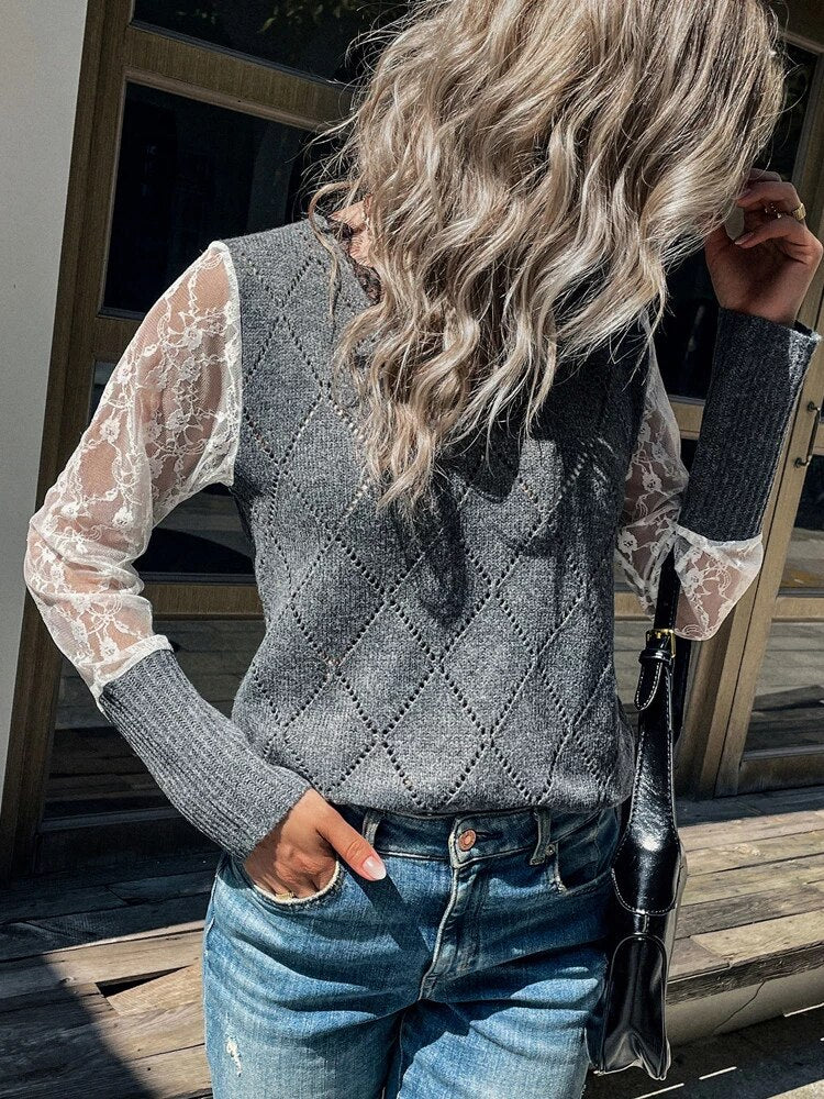 R&B | V-Ausschnitt Top für Damen