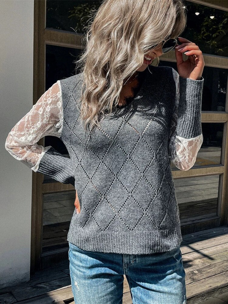 R&B | V-Ausschnitt Top für Damen