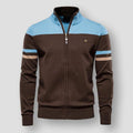 R&B | Herren Zip-Up Farbblockjacke