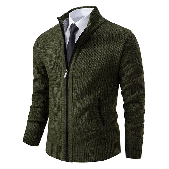 R&B - Stilvolle und Bequeme Winter Fleece Jacke mit Reißverschluss für Männer