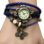 R&B | Damen-Accessoire-Uhr mit Vintage-Blumenarmband