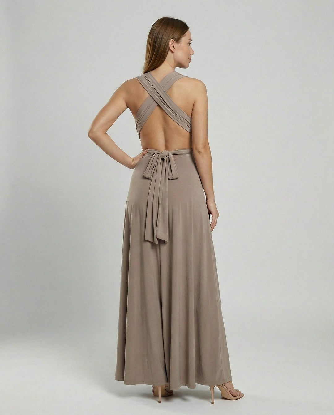 Damen Multiway Wickelkleid mit 50+ Tragevarianten & Elastischem Stoff | R&B