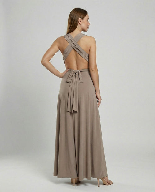 Damen Multiway Wickelkleid mit 50+ Tragevarianten & Elastischem Stoff | Heidi-Mode