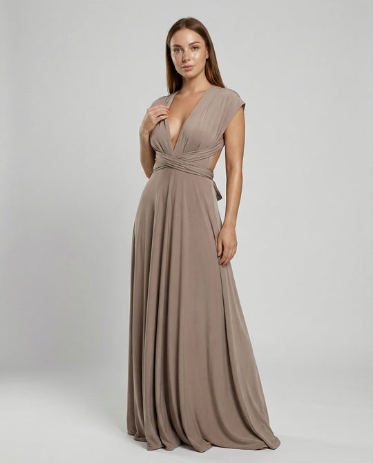 Damen Multiway Wickelkleid mit 50+ Tragevarianten & Elastischem Stoff | R&B