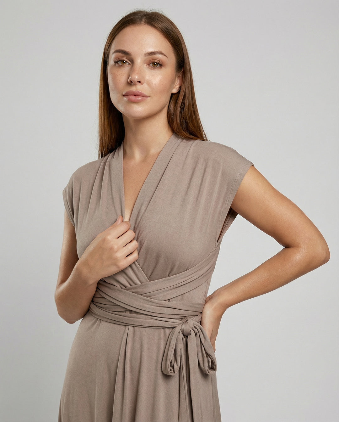 Damen Multiway Wickelkleid mit 50+ Tragevarianten & Elastischem Stoff | R&B
