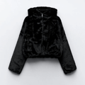 R&B | Damen elegante Kunstpelz Winterjacke