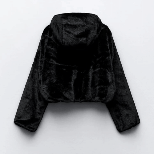 R&B | Damen elegante Kunstpelz Winterjacke