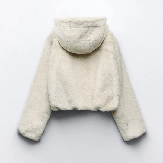 R&B | Damen elegante Kunstpelz Winterjacke