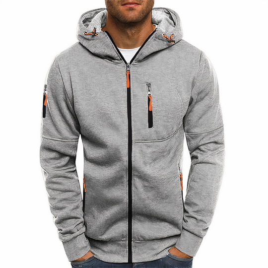 R&B Nathan Herren-Kapuzenjacke mit Reißverschluss