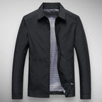 R&B | Herren Harrington-Jacke - Karierte Futter & Klassischer Kragen