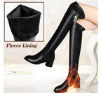 R&B | Warme Lederstiefel für Damen