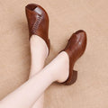 Elegante pantoffeln mit blockabsatz R&B